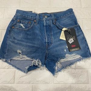 Levis 501 high rise shorts size 26-